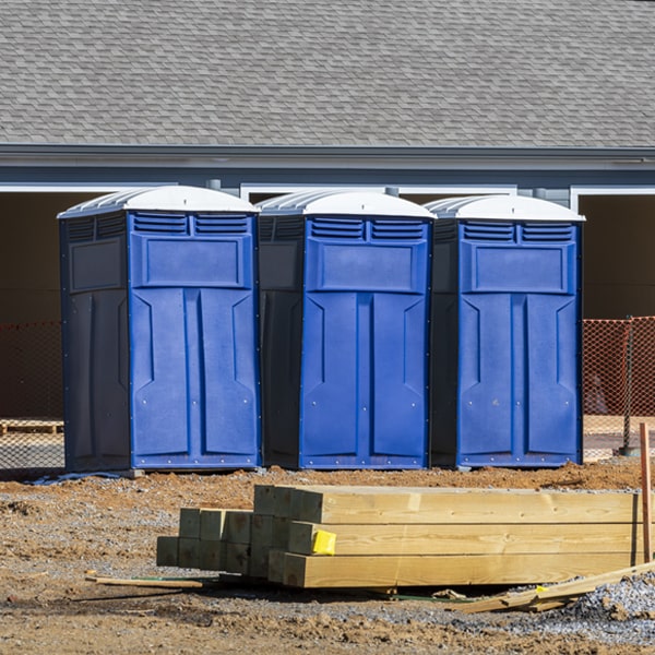 are there any restrictions on where i can place the portable toilets during my rental period in Carrolltown PA